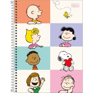 CADERNO ESPIRAL CD COLEGIAL 1M SNOOPY 80 FLS TILIBRA