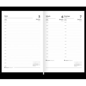 AGENDA COSTURADA COMPACTA COLOR FORONI