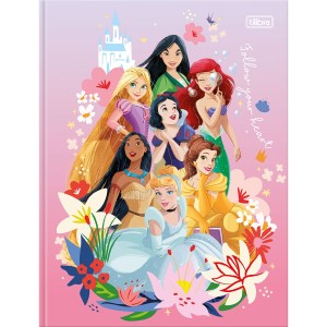 CADERNO BROCHURA CD UNIV PRINCESAS 80 FLS TILIBRA