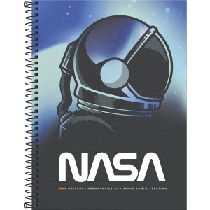 CADERNO ESPIRAL CD UNIV 10M NASA 160 FLS TILIBRA