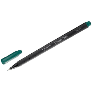CANETA GRAPH PEPS FINELINER 0.4 VERDE ESCURO MAPED
