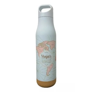 GARRAFA CORKY EMBORRACHADA 500ML VIAJAR ZONACRIATIVA