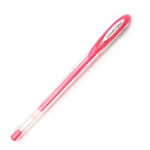 CANETA SIGNO ANGELIC COLOUR VERMELHO PASTEL UNIBALL MITSUBISHI