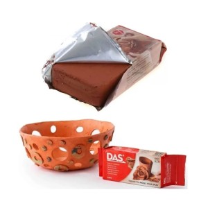 MASSA DE MODELAR CERAMICA FRIA 500G TERRACOTA DAS