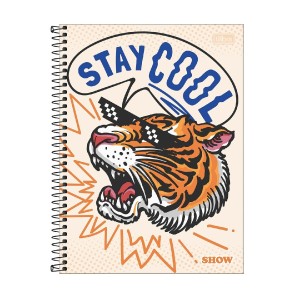 CADERNO ESPIRAL CD UNIV 10M SHOW 160 FLS TILIBRA