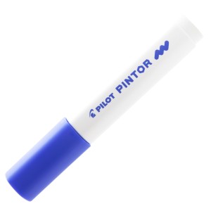 CANETA MARCADOR PILOT PINTOR MEDIA 1.4MM CLASSICA AZUL