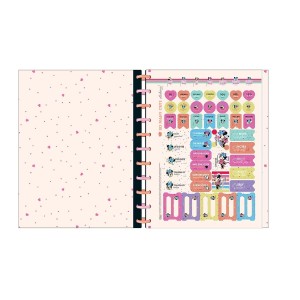 CADERNO TILIDISCO CD UNIV 10M MINNIE 160 FLS TILIBRA