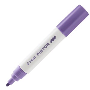 CANETA MARCADOR PILOT PINTOR MEDIA 1.4MM METÁLICO ROXO