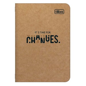 CADERNETA GRAMPEADA DE BOLSO KRAFTWORK 32 FLS TILIBRA