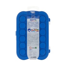 PASTILHA AQUARELA ESTOJO C/ 24 CORES + PINCEL GIOTTO