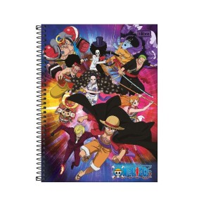 CADERNO ESPIRAL CD UNIV 1M ONE PIECE 80 FLS TILIBRA