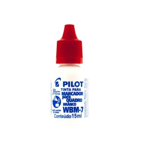 TINTA PARA MARCADOR WBM-7 VERMELHO QUADRO BRANCO 15ML PILOT