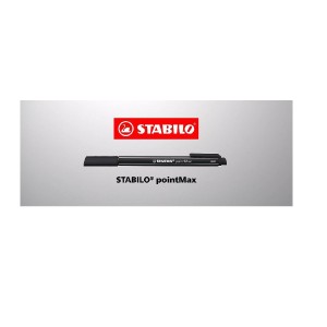 CANETA STABILO POINTMAX 488/46 PRETO