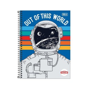 CADERNO ESPIRAL UNIVERSITARIO CD 16M 256FLS PEPPER  TILIBRA