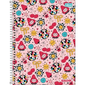 CADERNO ESPIRAL UNIVERSITARIO SHOW FEM CD 1M 80 FLS TILIBRA