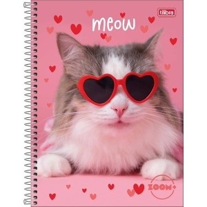 CADERNO ESPIRAL UNIVERSITÁRIO CD 1M 96F ZOOM FEM TILIBRA