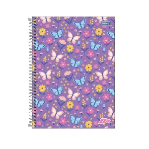 CADERNO ESPIRAL 1/4 CAPA DURA 96 FLS D+FEM TILIBRA