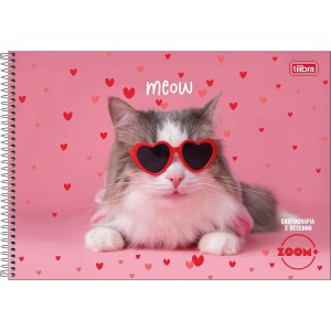 CADERNO DE CARTOGRAFIA ESPIRAL CD ZOOM+ FEM 96 FLS TILIBRA