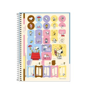 CADERNO ESPIRAL CD UNIV 1M SNOOPY FIT 80FLS TILIBRA