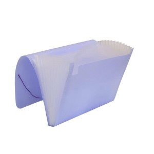 PASTA SANFONADA A4 BREEZE 12 DIVISÓRIAS LILAS PASTEL DAC