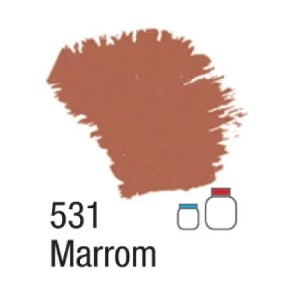 TINTA ACRÍLICA FOSCA 250ML MARROM ACRILEX