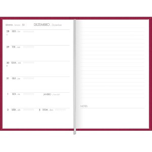 PLANNER EXECUTIVO COSTURADO LUME M5 TILIBRA