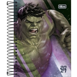 AGENDA ESPIRAL DIÁRIA AVENGERS TILIBRA