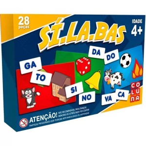 JOGO SÍLABAS 28 PEÇAS