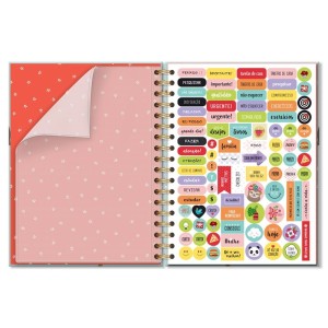 CADERNO COLEGIAL 1 MATERIA PÁSSAROS FINA IDEIA