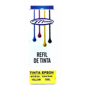 REFIL DE TINTA COMPATIVEL EPSON 504/544 AMARELO 70ML MENNO