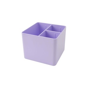 PORTA OBJETOS C/ 3 DIVISÓRIAS LILÁS PASTEL DELLO