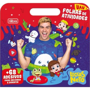 FOLHAS DE ATIVIDADES MALETA LUCCAS NETO 8 FOLHAS TILIBRA