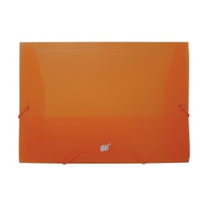 PASTA C/ ELÁSTICO OFÍCIO COLOR GRID LARANJA - YES