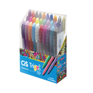 KIT TRIGEL CANETA GEL C/30 CIS