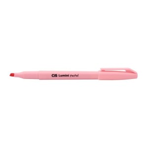 CANETA MARCA TEXTO LUMINI ROSA PASTEL CIS