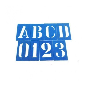 LETRAS E NÚMEROS VAZADOS 55MM BUDEPLAST