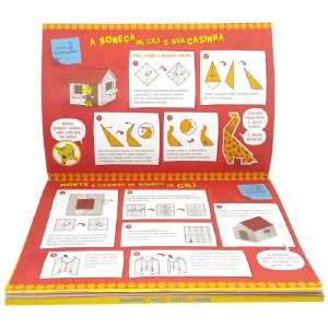 ESCOLINHA LIVRO + BLOCO CRIATIVO ORIGAMI TODOLIVRO