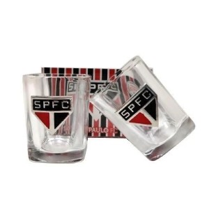 JOGO DE 2 COPOS DE VIDROS PARA SHOT 70ML SÃO PAULO