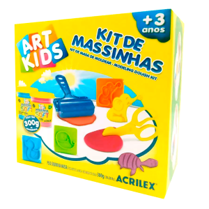 KIT MASSINHAS DE MODELAR ACRILEX  7 300G