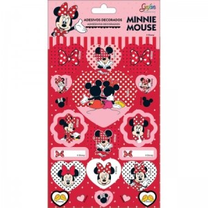ADESIVOS DECORADOS MICKEY/MINNIE VERMELHO GRAFONS